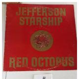 JEFFERSON STARSHIP RED OCTOPUS VINYL LP 1975