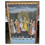32' X 48' Large Krishna & Gopis Indian Painting