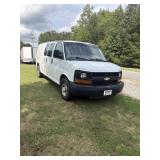 2015 CHEVY 2500 EXTENDED VAN ONE OWNER
