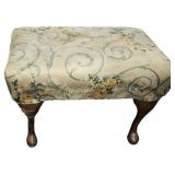 upholstered ottoman footstool