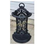 antique cast iron umbrella stand Victorian