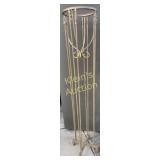 vtg bronze fern plant stand 6