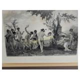 1892 steel engraving loves first step MK Halsey