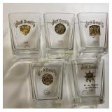 jack daniels 1904-54 gold medal shot glasses lot 5