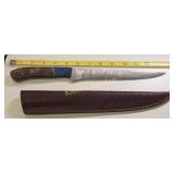 damascus steel filet chefs knife hunting