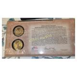 wm henry harrison $1 coins 2009 first day cover s