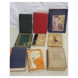 vtg books lot of 9 tenyson, capt january ++