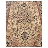 vtg Persian mahal style rug from estate 92" x 65"