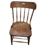oak windsor spindle back chair
