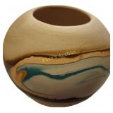 Nemadji swirl pottery bowl Gorgeous!
