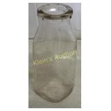 vtg sealtest half pint milk bottle 5 1/2" tall