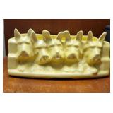 vintage Mc Coy planter five Scottish terrier dogs