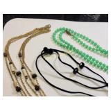 estate jewelry lot 5 necklaces inc. rare Hawaii