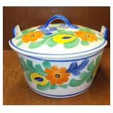 vintage made in japan Butter / jam pot w/lid