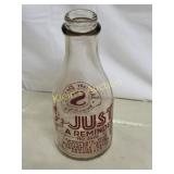 sanitary dairy qt milk bottle Winchester va!