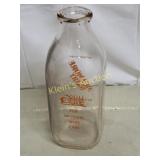 vtg sycamore dairy 1 qt milk bottle
