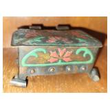 american arts & crafts metal work stamp box  NY