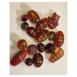 murano 337 carats glass beads aventurine too