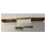 Antique Chinese brass padlocks lot of 3