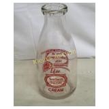 southern daisies milk bottle 1 qt Winston Salem nc