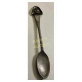 antique civil war style minutemen hat spoon