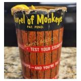 1965 barrel of monkeys game in orig tube