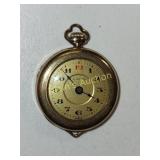 antique gold filled ladies pendant watch works!