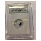 authentic meteorite space rock int numismatic bure