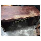 alma executive desk mahogany