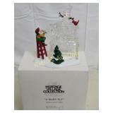 figurines a busy elf & ice crystal walls dept 56