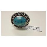 turquoise german silver ring