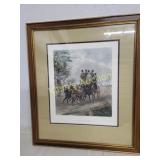 Four in Hand Henry Alken stagecoach pulled by hord