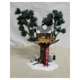 treetop tree house dept 56 mint in box snow villag