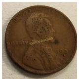 1935S error coin lincoln cent wheat slipped die