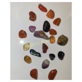 natural polished stones, gems 600 carats appx