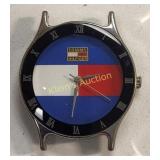 vtg designer Tommy Hilfiger red,white blue watch
