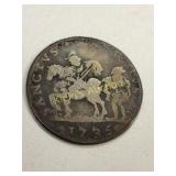 rare 1736 italian state san martino 15 sildi silvr