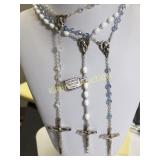Inri Italy rosaries lot of 3