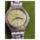 swatch irony green sin vtg watch