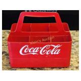 coca cola vtg 6 bottle plastic carrier