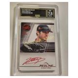 2014 press pass redline martin truex jr signed