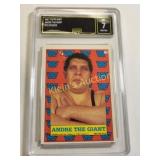 andre the giant 1987 topps wwf stricker nm7! grade