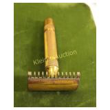 Gillette 3pc vintage safety Razor Gold!
