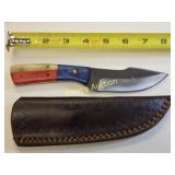 hand made fixed blade hunting knife