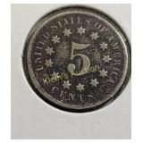 rare 1868 shield nickel