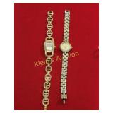 pair of ladies estate watches mop & ltd