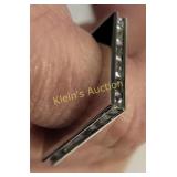 square 925 baguette ring vintage!