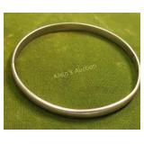 taxco Mexico solid sterling bangle bracelet