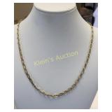 10k gf yellow gold necklace 20" beautiful