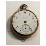 1912 Elgin gold filled pocket watch 15 jewels wor